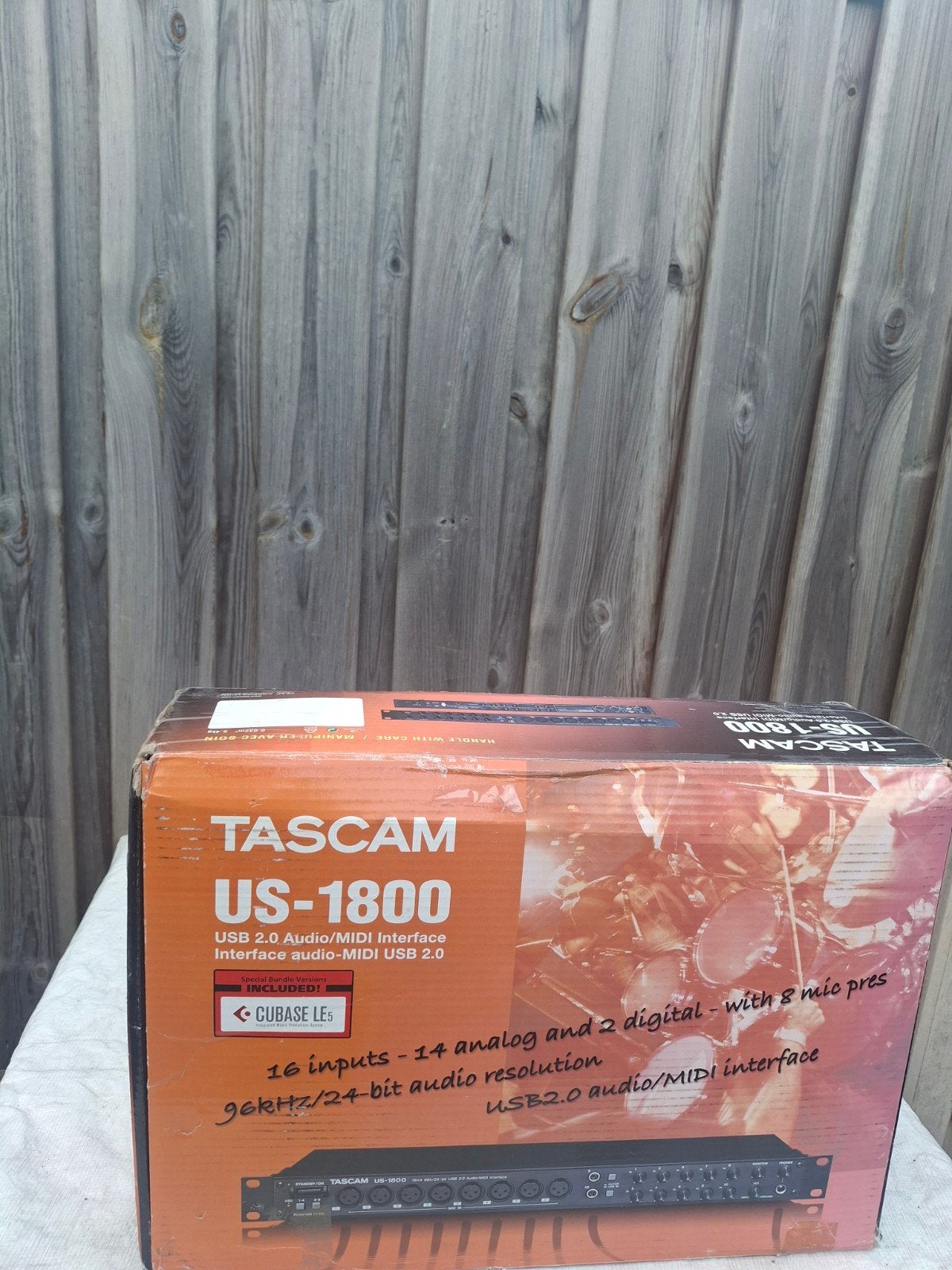 Tascam US-1800 USB Audio/MIDI Interface, Overige aantallen, Zo goed als nieuw, Met midi-aansluiting, Ophalen
