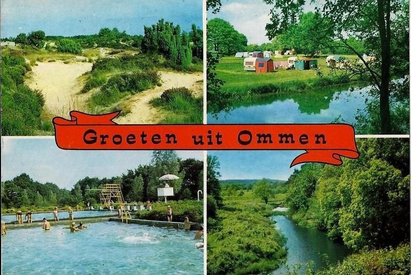 V3222 Gelopen ansichtkaart Ommen uit 1973, Verzamelen, Ophalen of Verzenden, 1980 tot heden, Gelopen, Overijssel