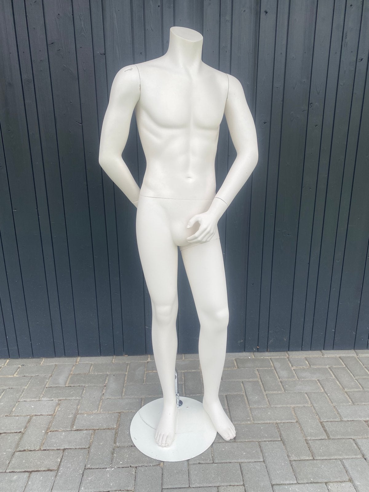 Hans Boodt heren etalagepop met originele voetplaat, Ophalen, Gebruikt, Paspop
