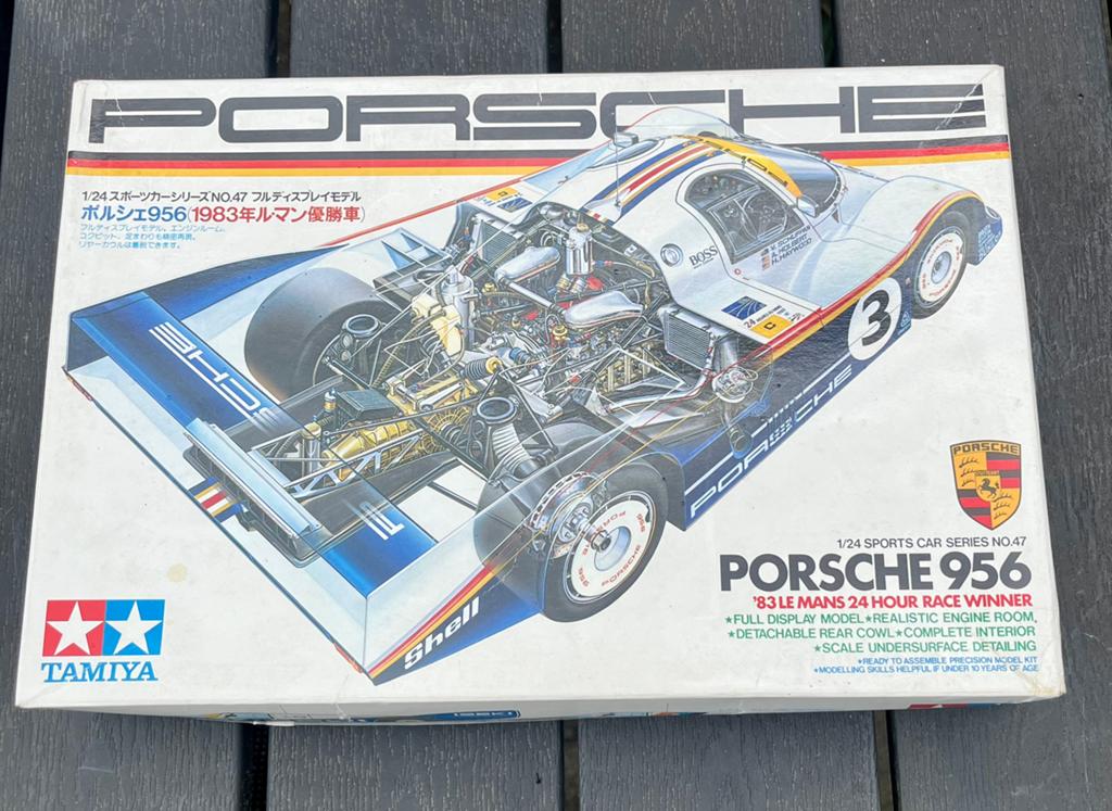 Tamiya Porsche 956 Rothmans, Ophalen, Auto, Groter dan 1:32, Zo goed als nieuw