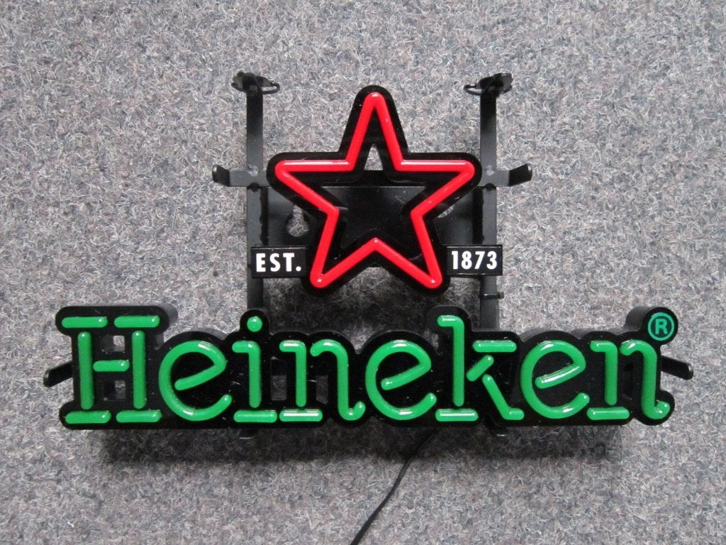 HEINEKEN MINI LED LICHTRECLAME, Ophalen, Nieuw, Overige typen, Heineken
