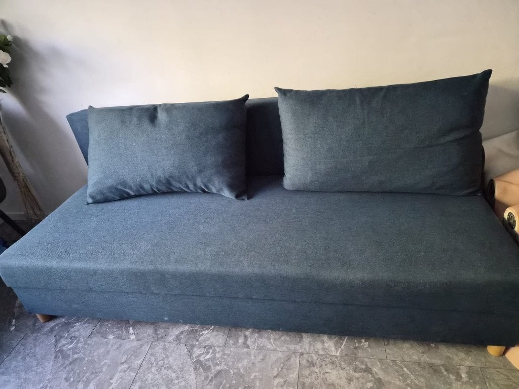 Bedbank, Ophalen, Gebruikt, Tweepersoons, 140 cm