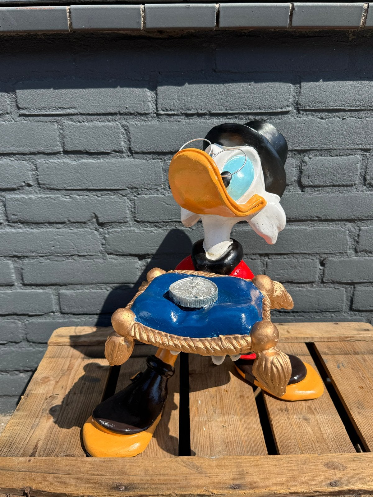 Dagobert Duck Beeld - Disney Collectible, Ophalen, Beeldje of Figuurtje, ., Overige figuren