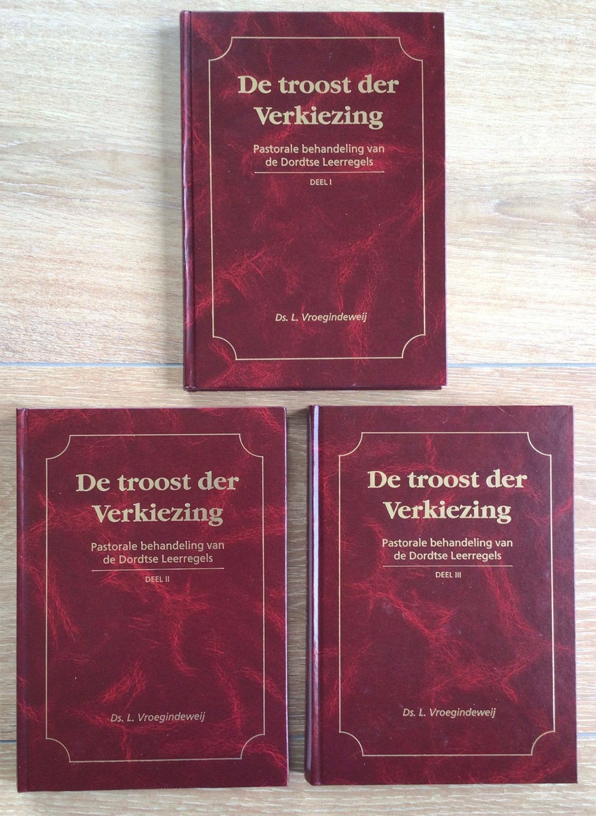 De troost der Verkiezing (complete set)–Ds. L. Vroegindeweij, Boeken, Christendom | Protestants, Ophalen of Verzenden, Zo goed als nieuw