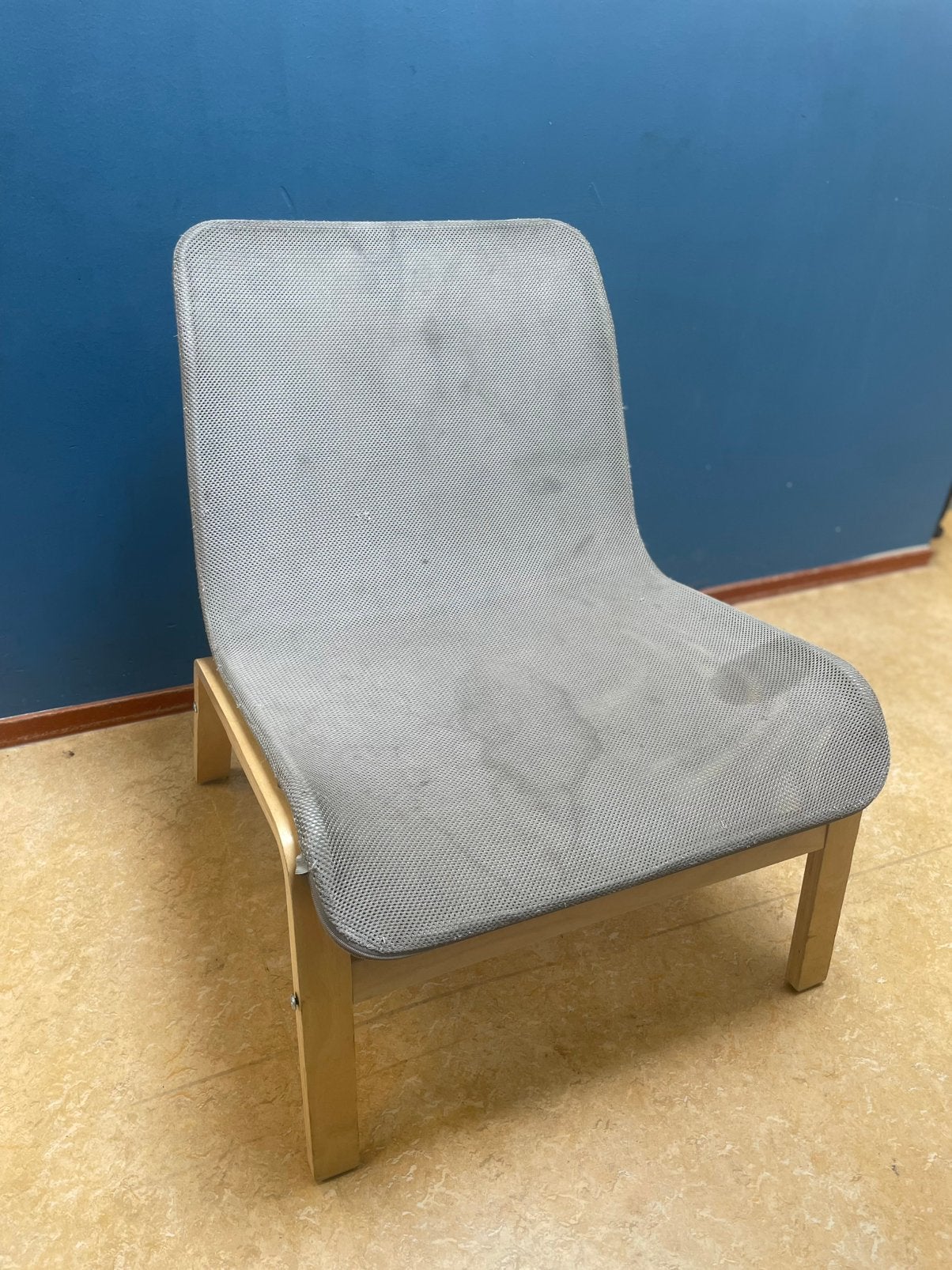 2 ikea stoelen, Ophalen, Gebruikt, Grijs, Twee
