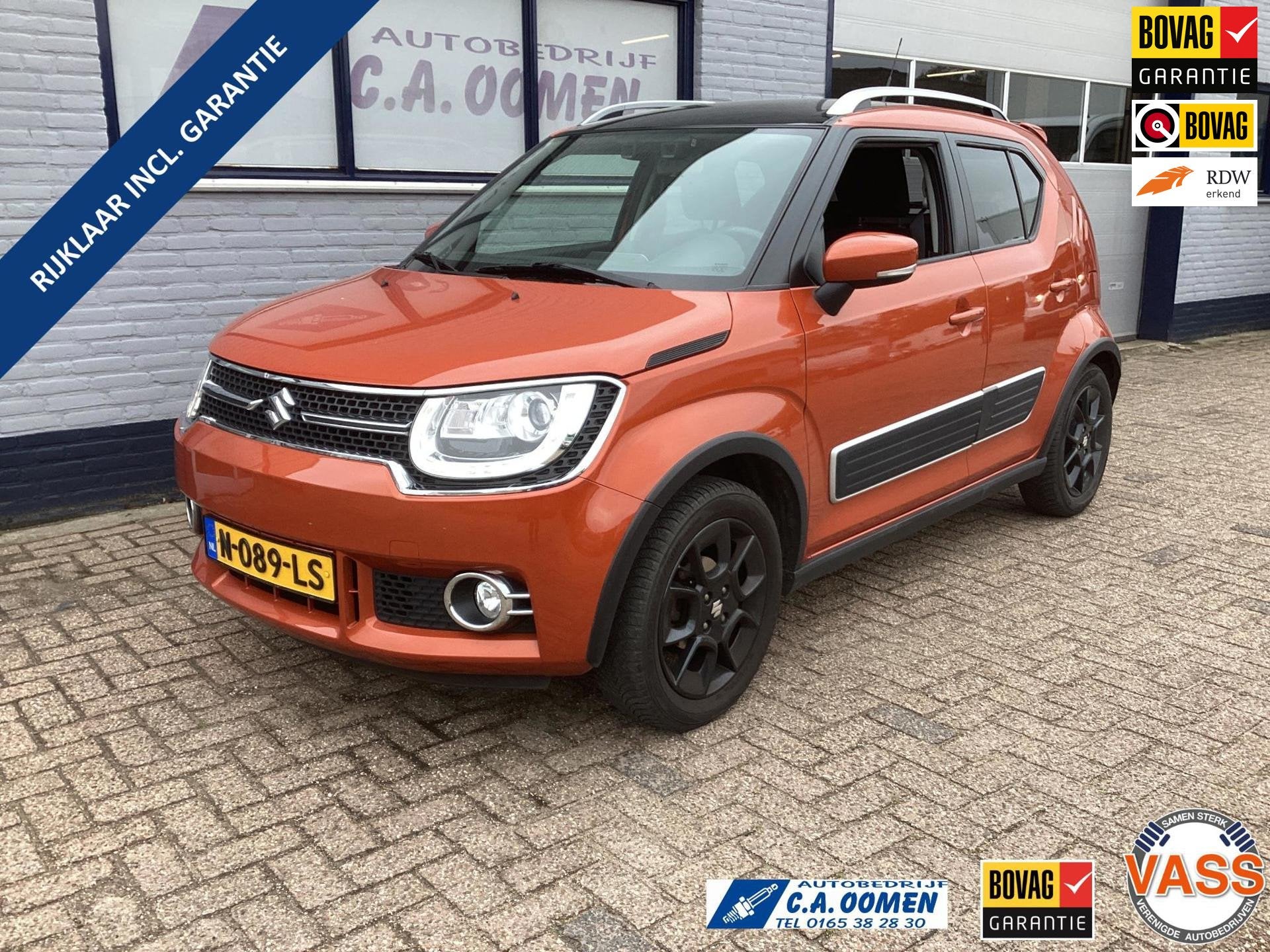 Suzuki Ignis 1.2 Select Carplay lm velgen airco Ecc Two Tone, Stof, Gebruikt, Bedrijf, Handgeschakeld