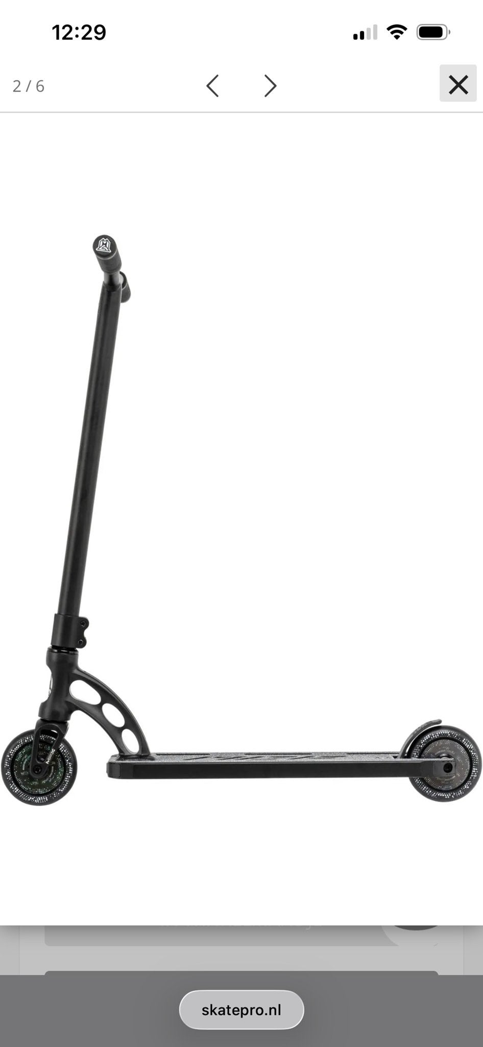 Madd Gear MGP Origin Pro Stuntstep - Zwart, Fietsen en Brommers, Steps, Ophalen, Zo goed als nieuw, Gewone step