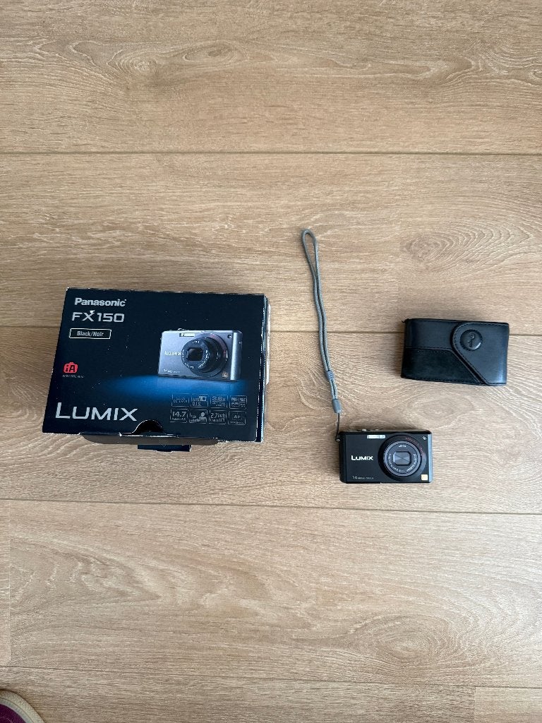 Panasonic FX 150 Lumix compact camera zwart, Compactcamera, Samsung, Minder dan 4 keer, Ophalen