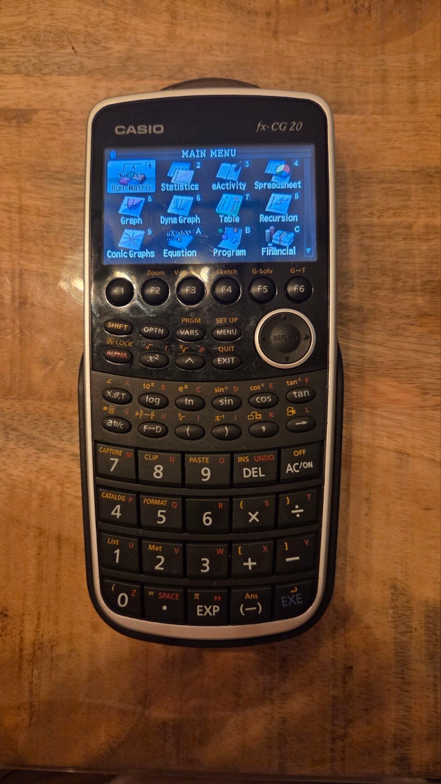 Grafische Rekenmachine: Casio fx-CG 20 (2e hands), Ophalen of Verzenden, Grafische rekenmachine, Gebruikt