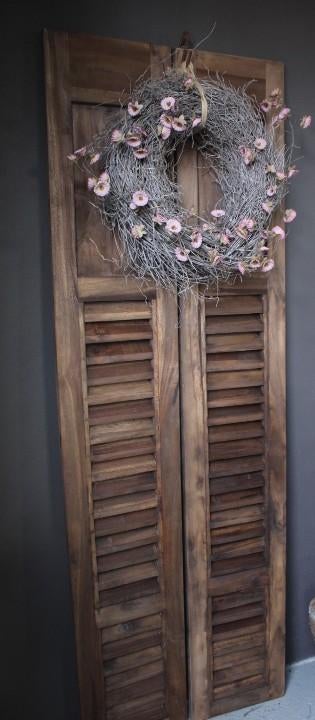 luiken luikenset louvre luiken hout teakhout, Ophalen, Minder dan 80 cm, Overige typen, Minder dan 200 cm
