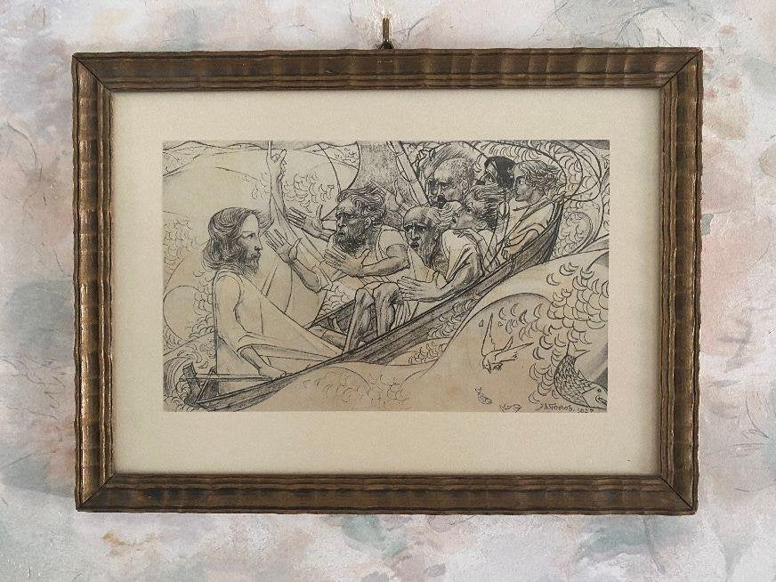 Jan  Toorop  .  1927, Antiek en Kunst, Kunst | Litho's en Zeefdrukken, Ophalen of Verzenden