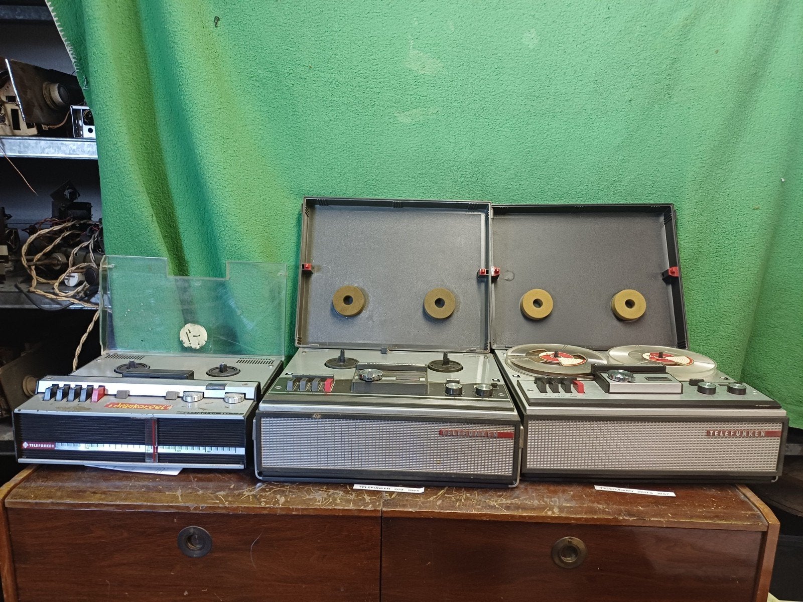 telefunken bandrecorder, Ophalen