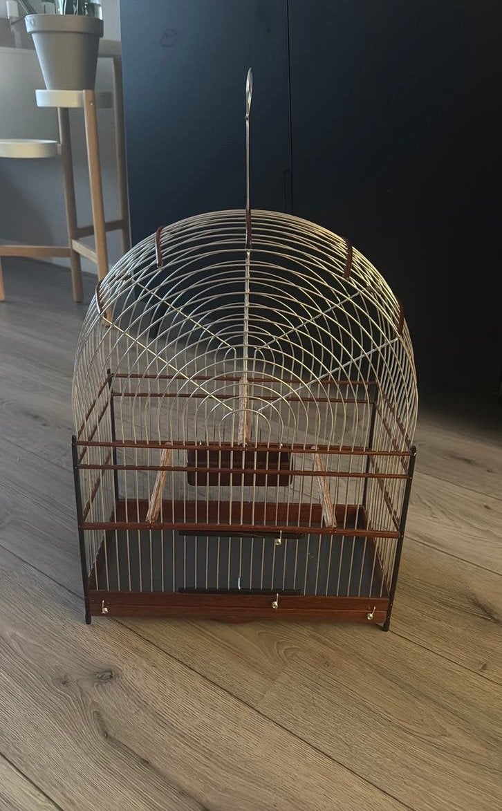 *Nieuw* 27 draads Surinaamse kooi wenge/merbau, Ophalen, Zo goed als nieuw, Vogelkooi