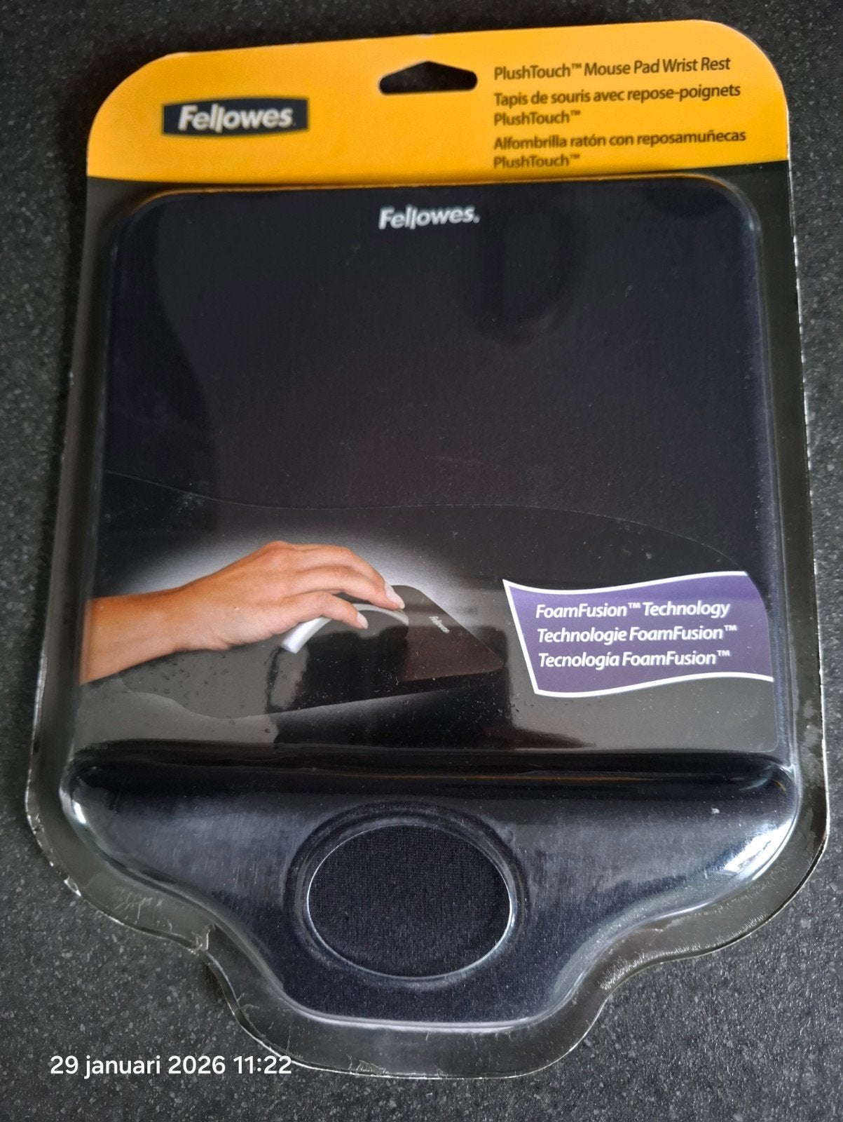 FELLOWES PLUSHTOUCH POLSSTEUN VOOR MUIS - ERGONOMISCH ✅️, Ergonomisch, Overige typen, Ophalen of Verzenden, Nieuw