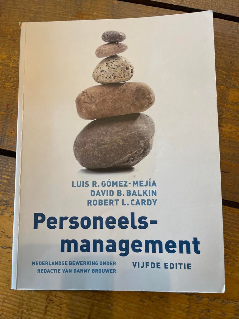 Personeelsmanagement - Vijfde Editie - Studieboek HBO/WO, Boeken, Ophalen of Verzenden, Gamma, Gelezen, HBO
