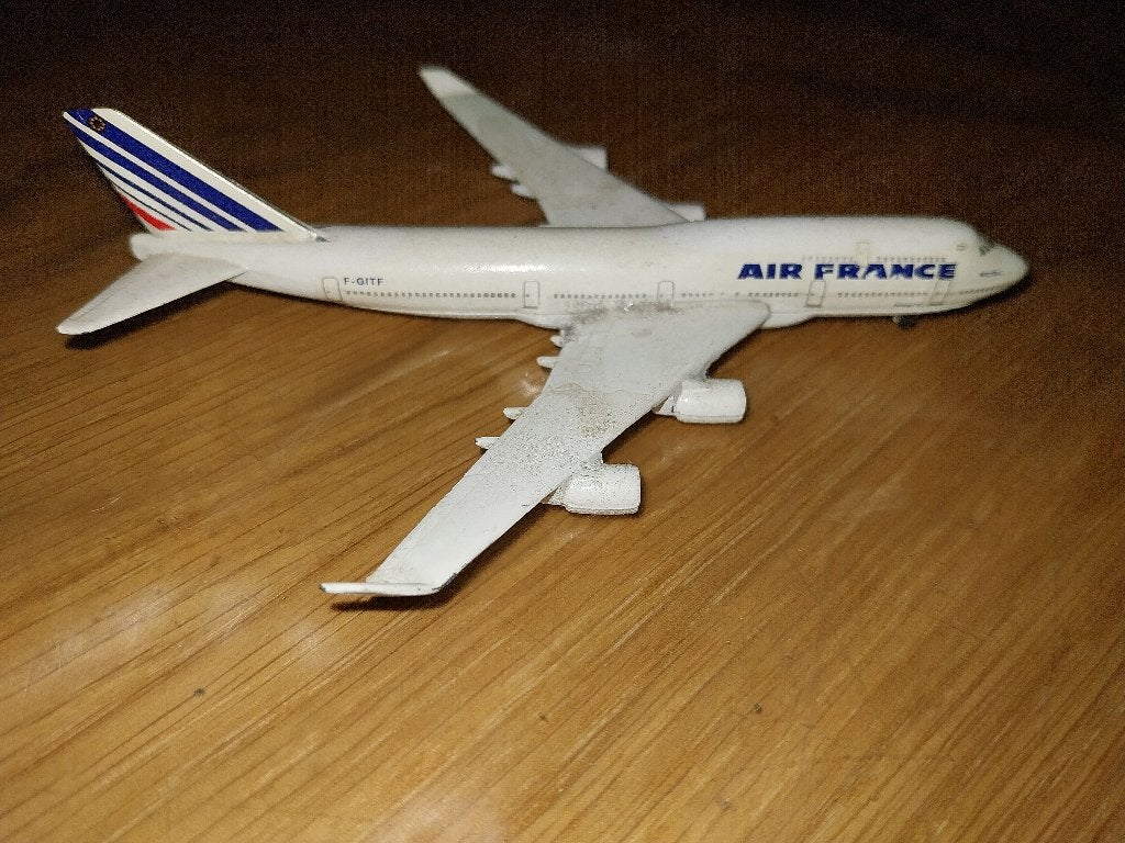 Air France Boeing 747-400 1/600 schaalmodel Schabak, Verzamelen, Ophalen of Verzenden, Gebruikt, Schaalmodel