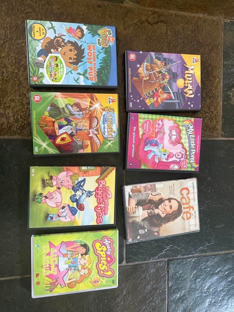 Diverse kinder-dvd's: My Little Pony, Totally Spies, Biggetj, Gebruikt, Alle leeftijden, Overige genres, Ophalen of Verzenden