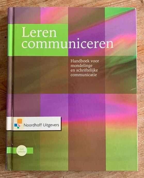 leren communiceren, Boeken, Ophalen of Verzenden, Zo goed als nieuw, Sociale wetenschap
