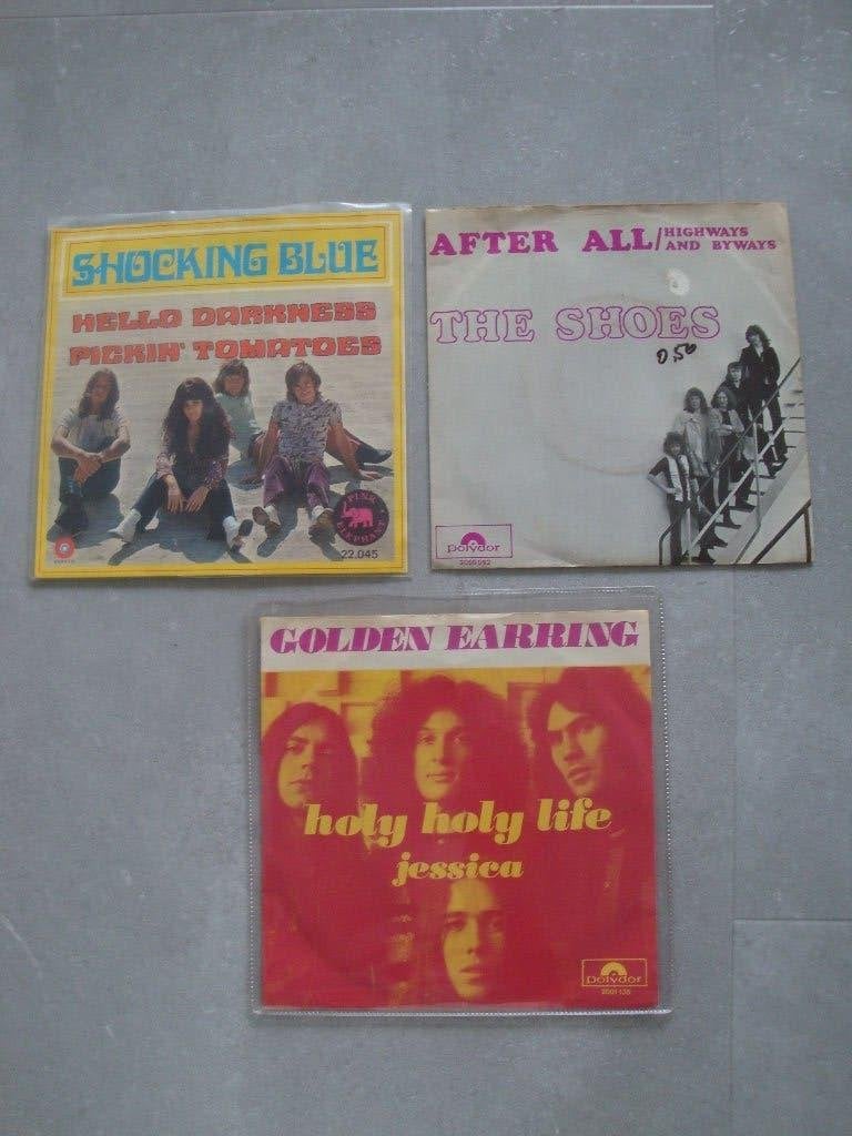 Vinyl Singles: The Shoes, Golden Earring, Shocking Blue, Gebruikt, 7 inch, Ophalen of Verzenden, Pop