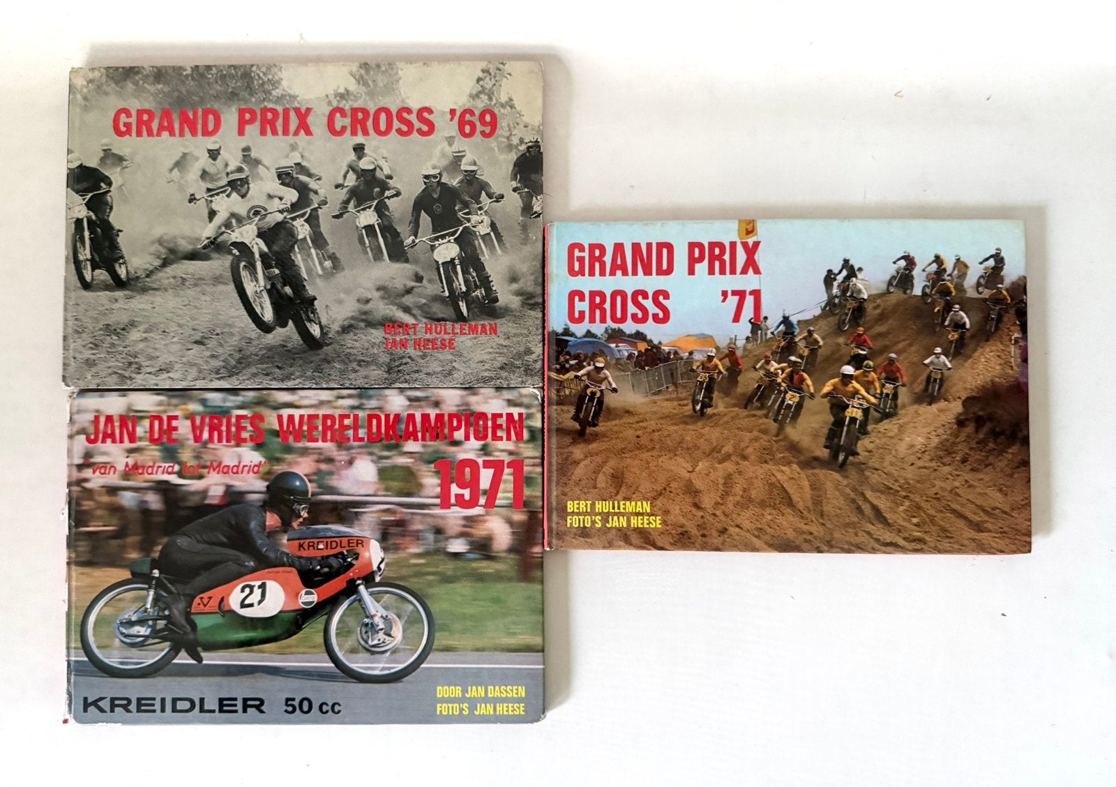 Grand Prix Cross 2 x Jan de Vries wereldkampioen 1x  boekje, Ophalen of Verzenden, Gelezen