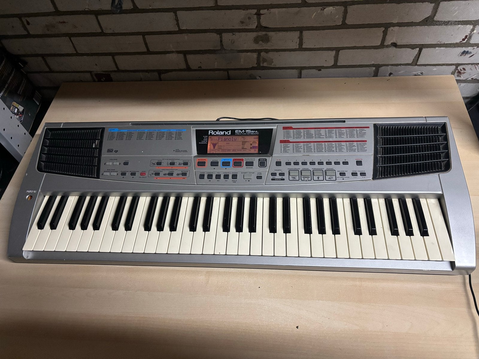 Roland EM-15 BNL Creative Keyboard, Muziek en Instrumenten, Keyboards, Roland, Midi-aansluiting, Ophalen of Verzenden, 61 toetsen