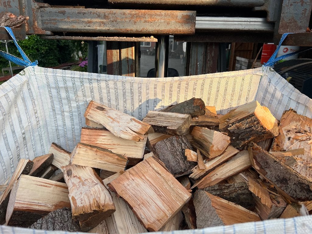 Haardhout €115,-, Tuin en Terras, Haardhout, 6 m³ of meer, Ophalen, Elzenhout, Blokken