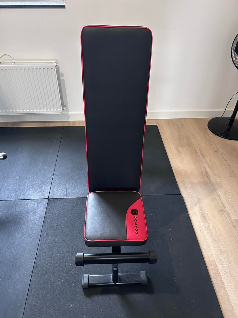 Verstelbare Fitnessbank Domyos 500, Ophalen of Verzenden, Zo goed als nieuw, Borst, Fitnessbank