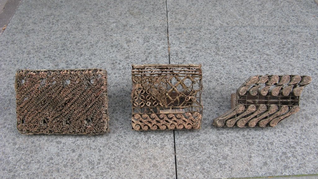 antieke Batik stempels koper-metaal, Ophalen of Verzenden