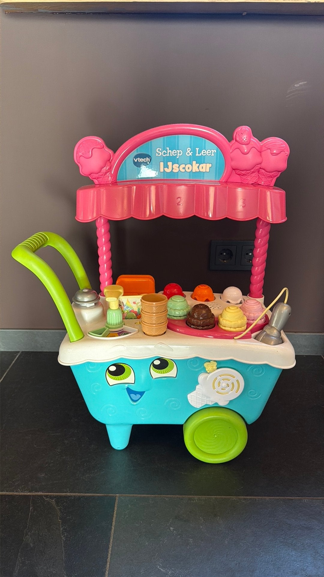 Vtech ijscokar, Ophalen, Zo goed als nieuw, 6 maanden tot 2 jaar