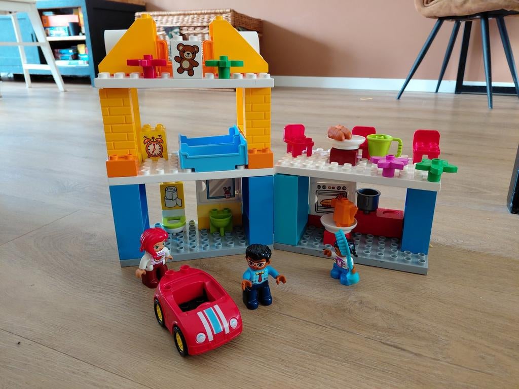 Duplo 10835 - Familiehuis, Gebruikt, Overige thema's, Ophalen of Verzenden, Inclusief minifiguren