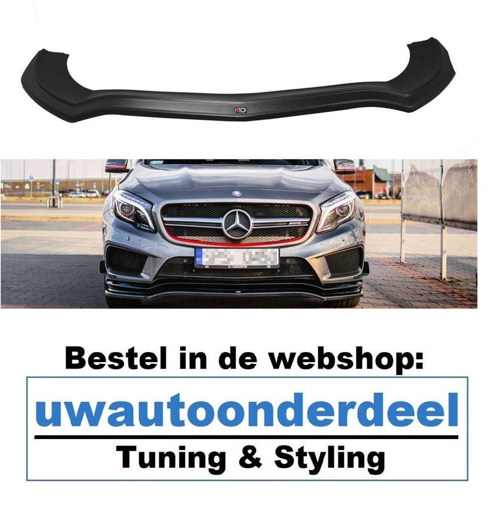 Maxton Design Mercedes GLA AMG 45AMG Spoiler Lip Splitter, A.parts@hotmail.nl, Trasmolenlaan 12 3447 GZ Woerden, Verzenden, Nieuw