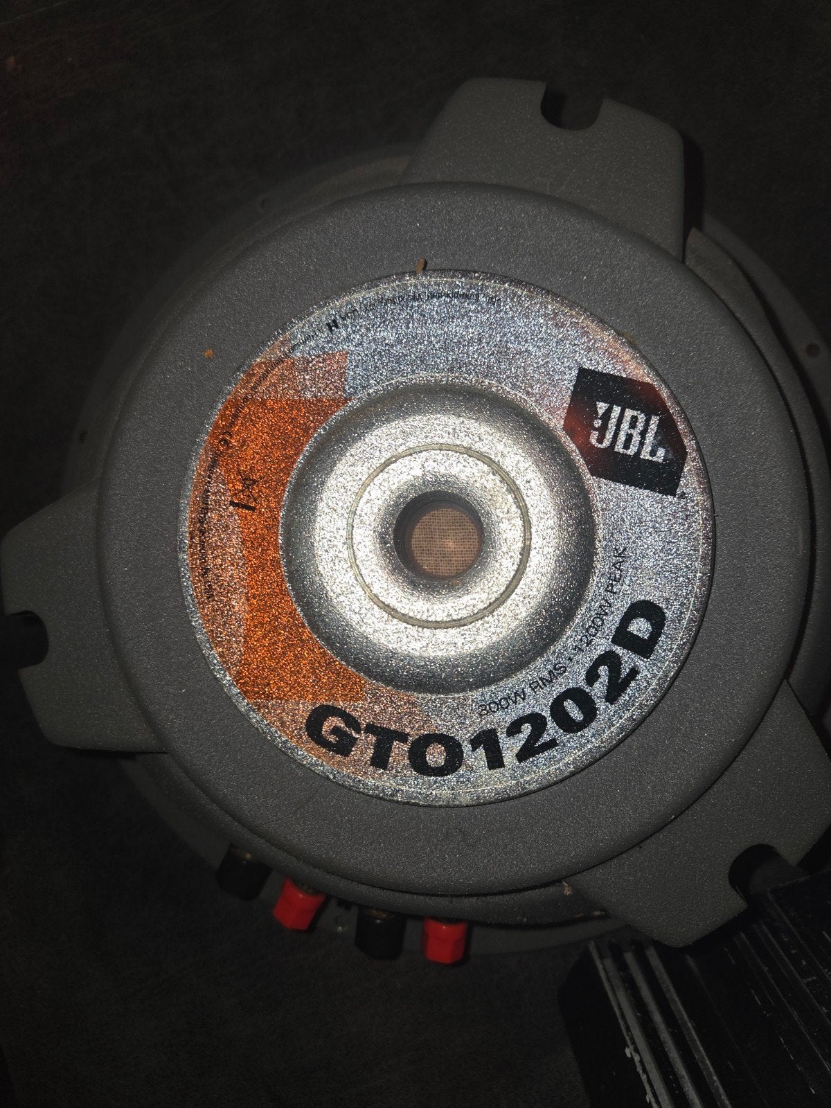 JBL GTO1202D Subwoofer met JBL GTO 2000 Watt Versterker, Gebruikt, Ophalen of Verzenden, 120 watt of meer, Subwoofer