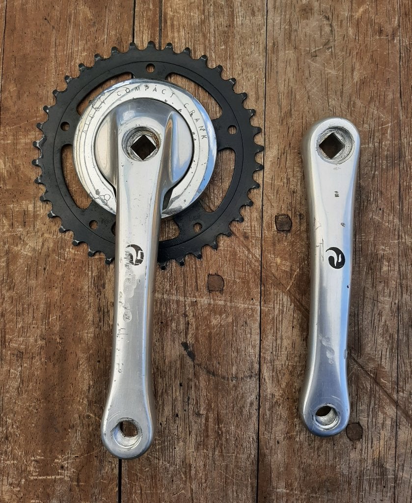 Gebruikt Batavus Alloy Compact Crankarmen L=170 mm, Gebruikt Batavus Alloy Compact Crankarmen L=170 mm, Oldtimerfiets, Zo goed als nieuw