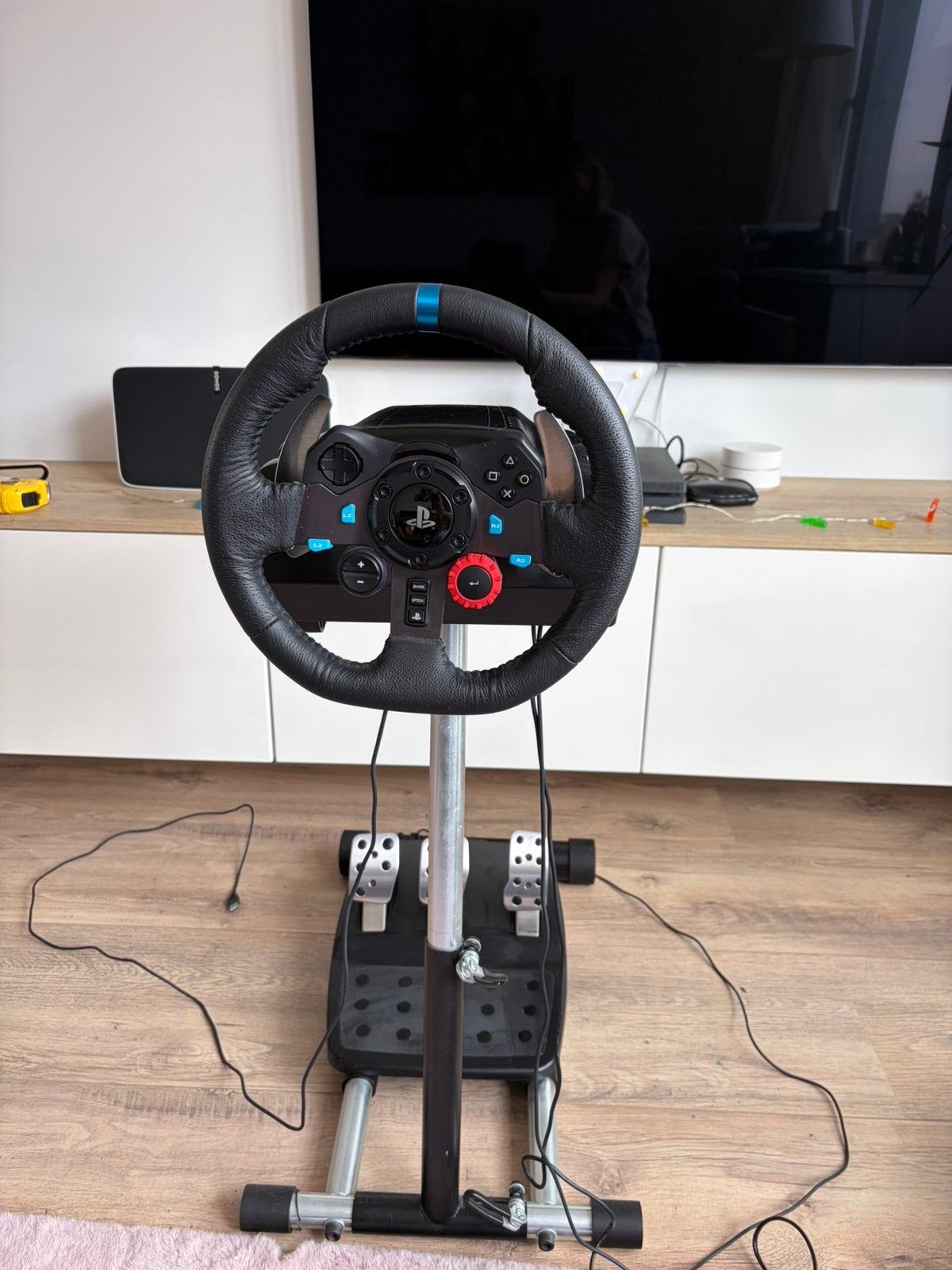 Logitec complete set, Spelcomputers en Games, Ophalen of Verzenden, Zo goed als nieuw, Stuur of Pedalen, PlayStation 1