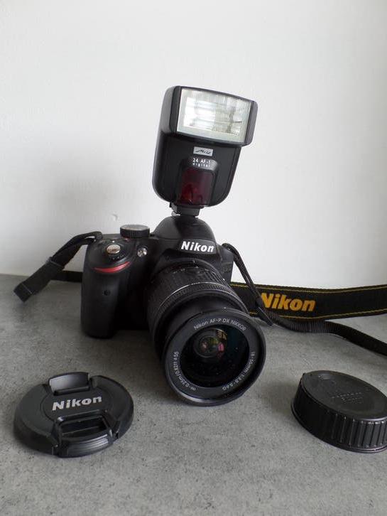 Nikon D3200 met 18-55 lens 18851 clicks, Gebruikt, Spiegelreflex, Ophalen of Verzenden, Nikon