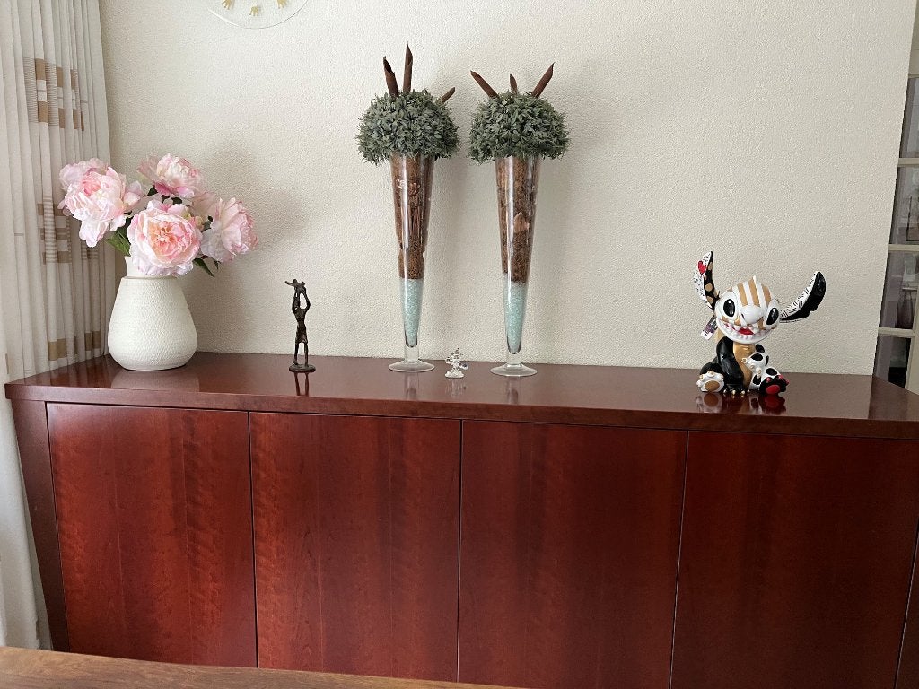 Dressoir, Huis en Inrichting, Kasten | Dressoirs, Ophalen, Gebruikt, 200 cm of meer, Kersenhout