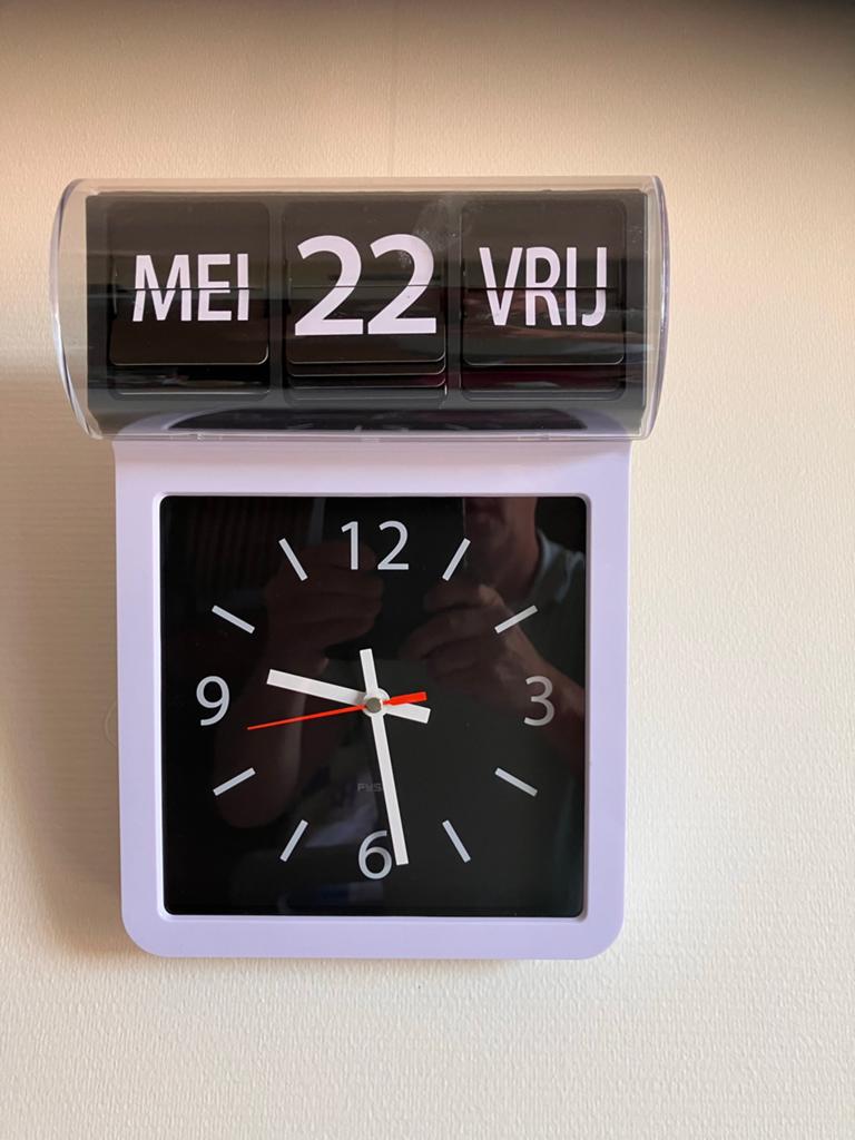 Dementie klok, Ophalen, Zo goed als nieuw, Analoog, Wandklok