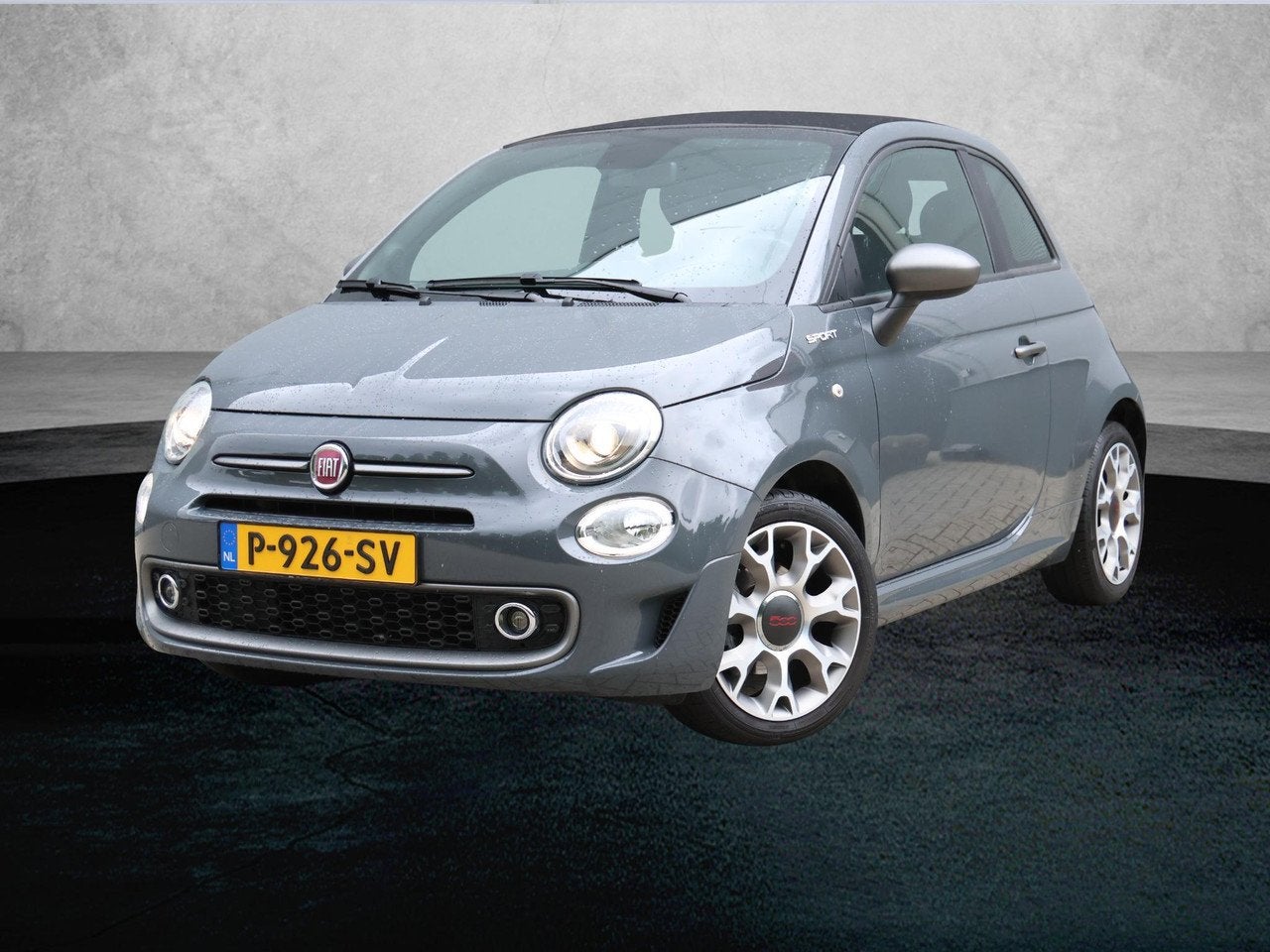 Fiat 500C 1.0 Hybrid Sport Parkeersensoren Achter | Apple Ca, Auto's, Cabriolet, 4 stoelen, Bedrijf, Handgeschakeld