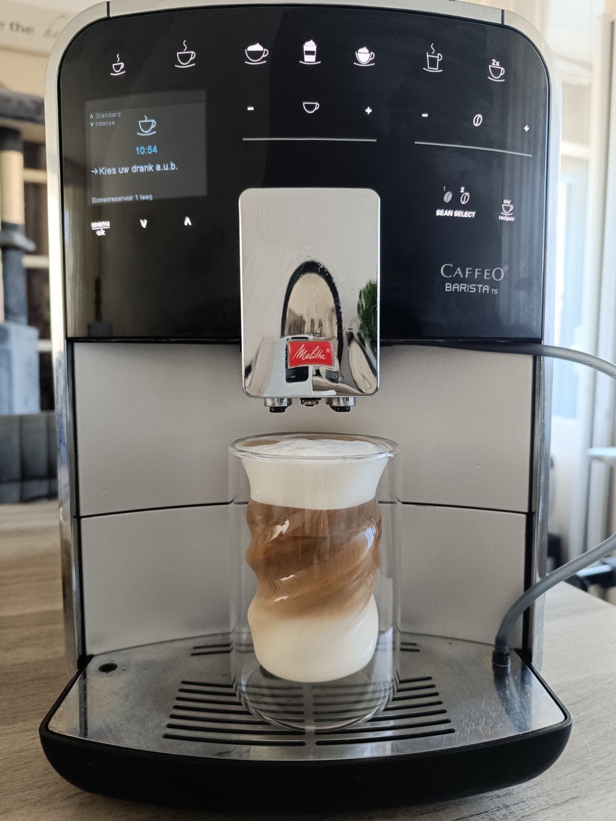 Melitta Barista TS, Gebruikt, Koffiemachine, Ophalen of Verzenden, 4 tot 10 kopjes