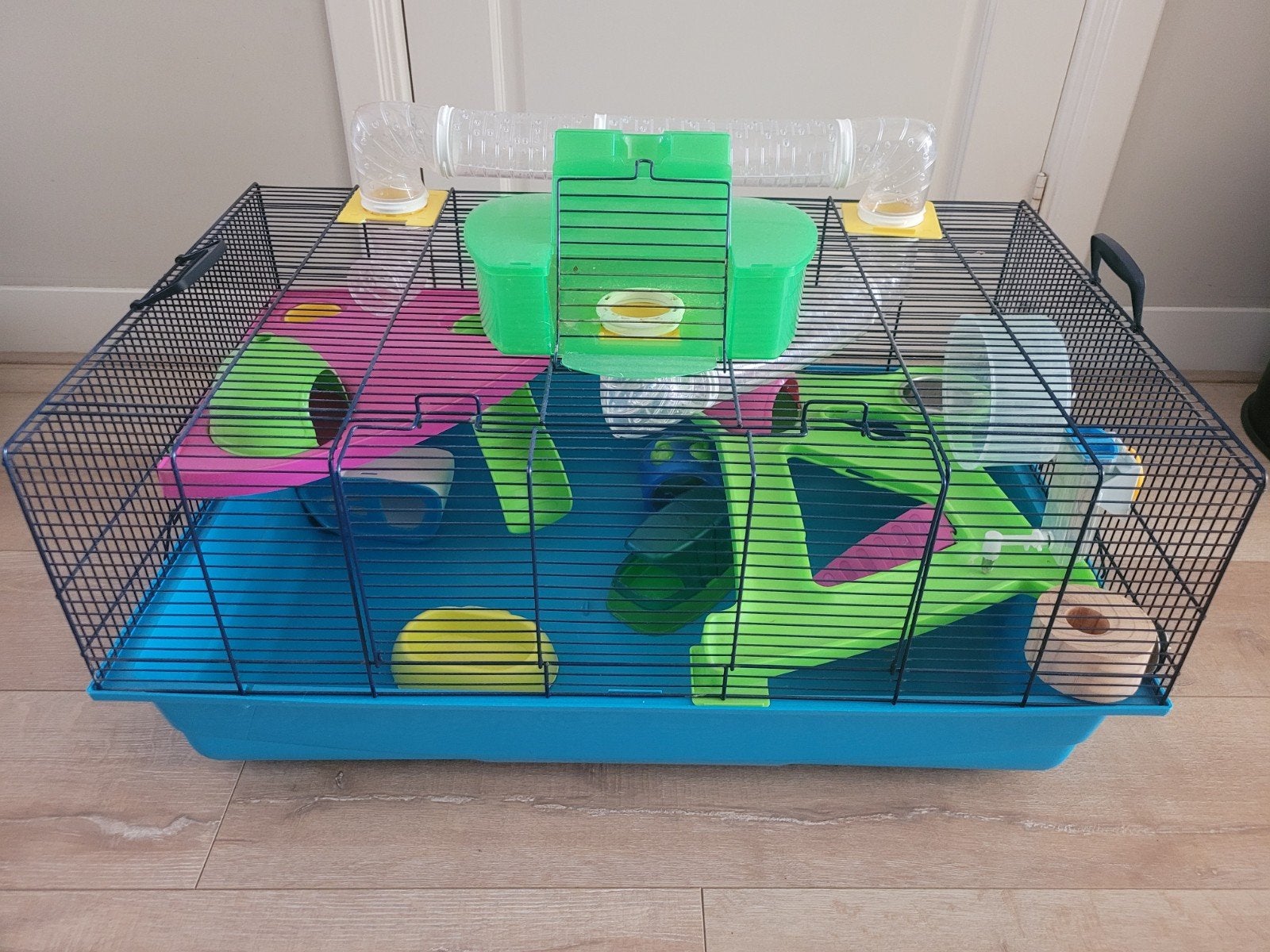 Gratis: Complete grote hamsterkooi, Dieren en Toebehoren, Knaagdieren en Konijnen | Hokken en Kooien, Kooi, Hamster, 75 tot 110 cm