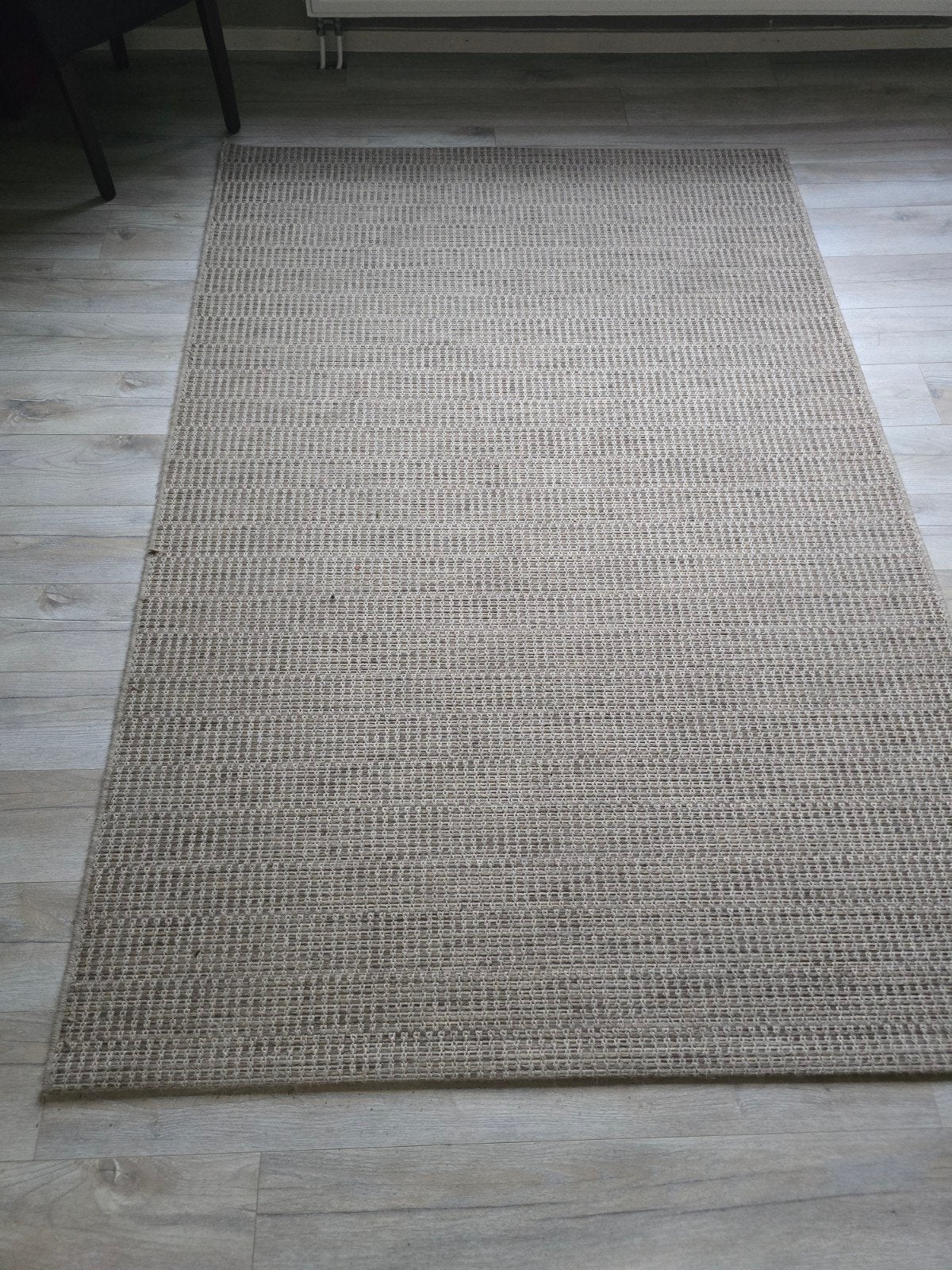 Mooi geweven tapijt - Beige/Grijs - Zo goed als nieuw, Ophalen, 150 tot 200 cm, Beige, 200 cm of meer