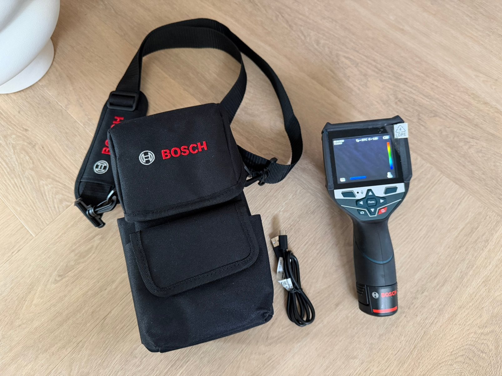 Bosch GTC 600 C Warmtebeeldcamera 3601 K83 500 1x gebruikt, Ophalen, Zo goed als nieuw, Temperatuur