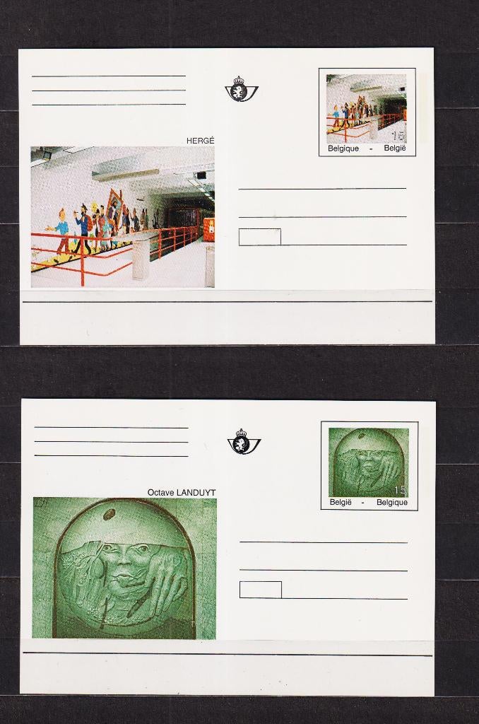 België 1993 Geïllustreerde briefkaarten BK44-BK45 **, Postzegels en Munten, Ophalen, Postfris, Postfris