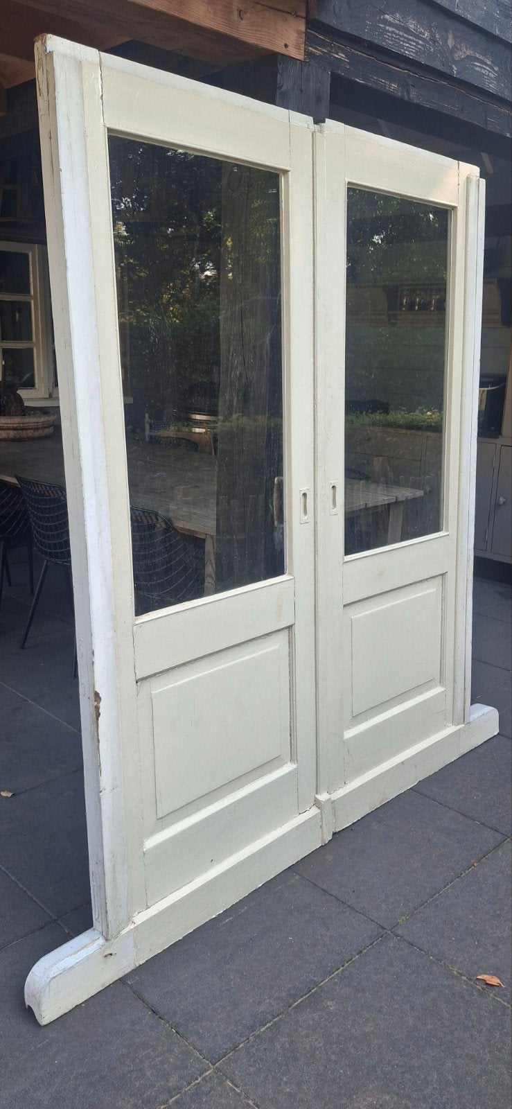 te koop, Doe-het-zelf en Verbouw, Kozijnen en Schuifpuien, Ophalen, Gebruikt, 225 cm of meer, Schuifpui