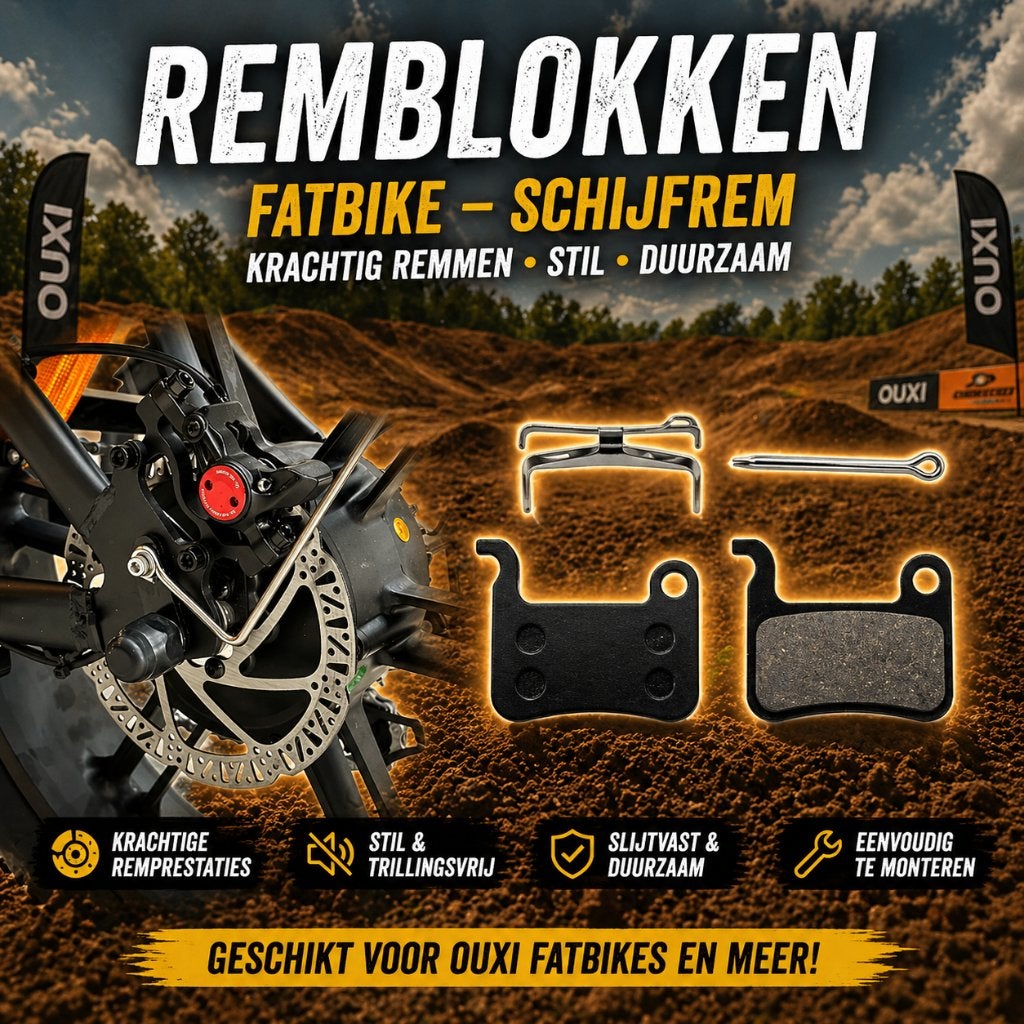 1 Set fatbike remblokken, Remmen, Kinderfiets, Onbekend, Ophalen of Verzenden