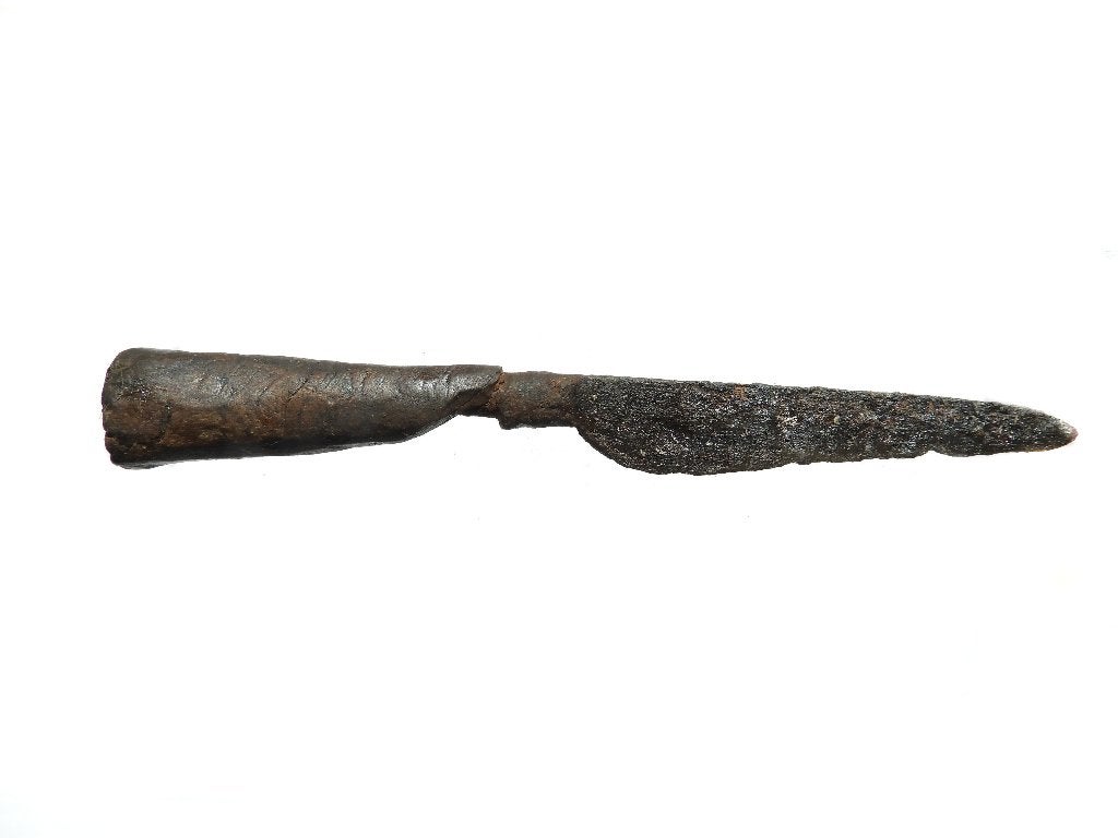 Mes, Been, l162mm Is geconserveerd, bodem vondst     b465, Antiek en Kunst, Ophalen of Verzenden