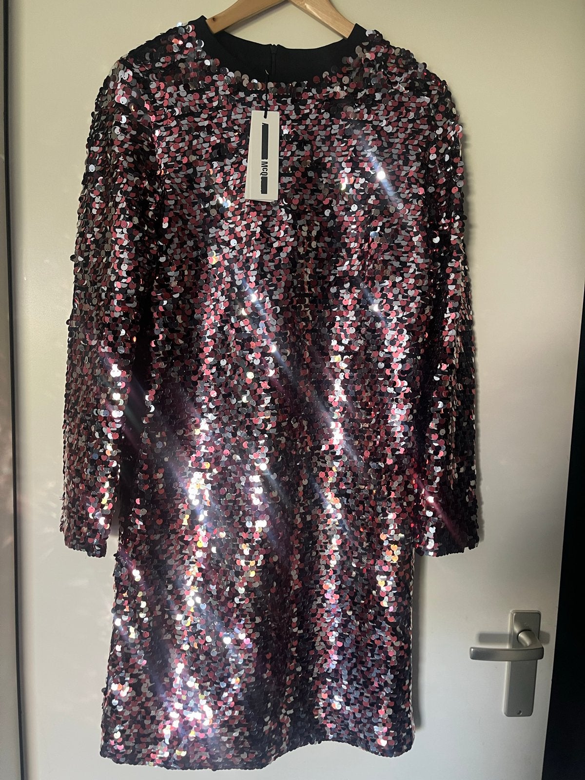 McQ Alexander McQueen pailletten jurk maat M, Ophalen of Verzenden, Nieuw, Maat 38/40 (M), Meerkleurig