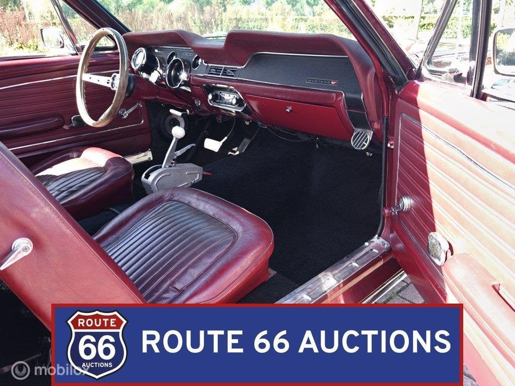 Ford Mustang Hardtop C-Code | 1968 | Route 66 Auctions, Auto's, Overige carrosserieën, Zwart, Bedrijf, Handgeschakeld