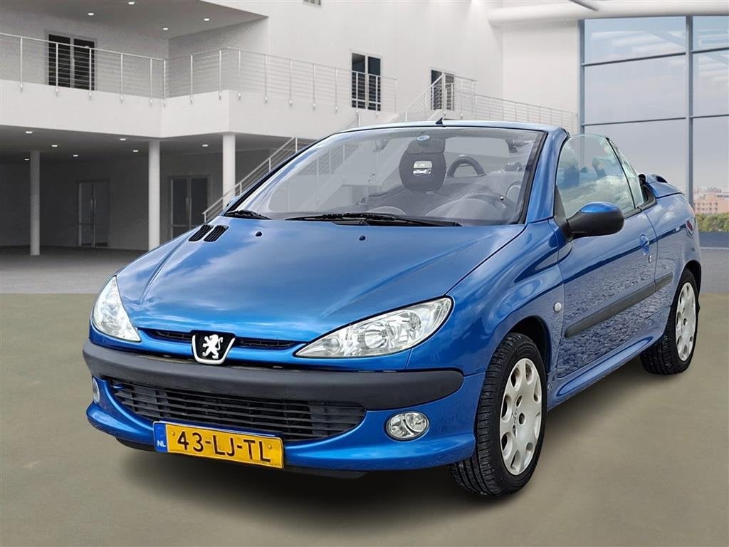 Peugeot 206 CC 1.6-16V/ CABRIO/ LAAG KM, Voorwielaandrijving, Gebruikt, 4 cilinders, Cabriolet