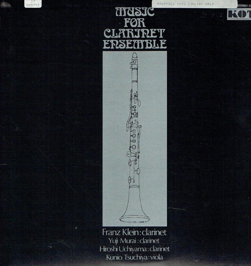 Klein Murai Uchiyama Tsuchiya–Music for Clarinet Ensemble, Kamermuziek, Verzenden, Zo goed als nieuw, 12 inch